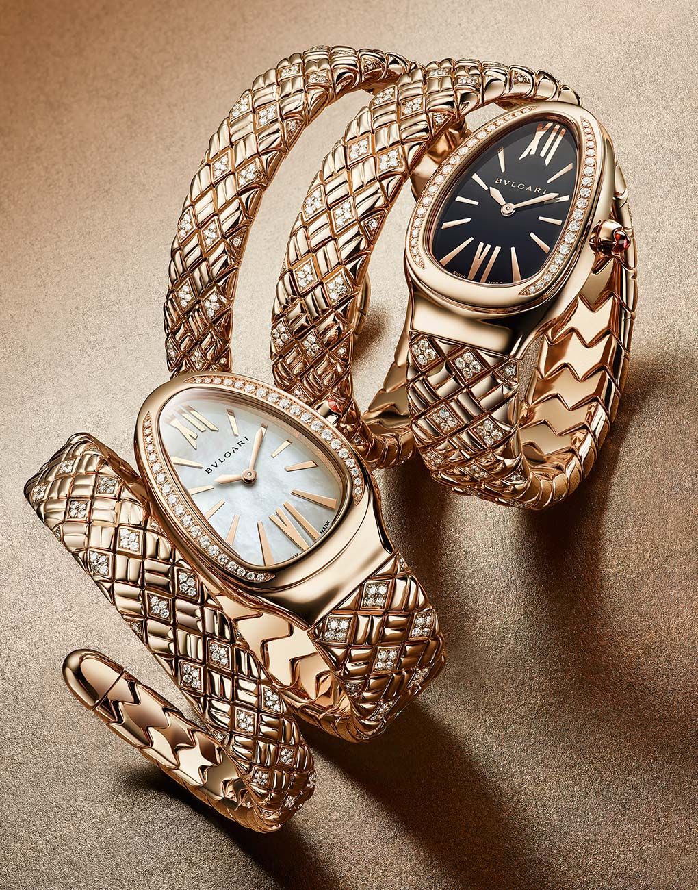 Bulgari Serpenti-Spiga watch diamond quartz movement watch glossary