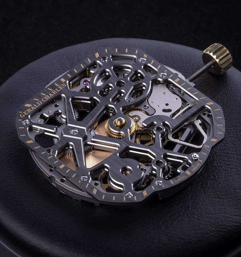 Skeleton discount watch movement