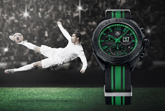 Round Tag Heuer CR7 Wrist Watches, For Daily