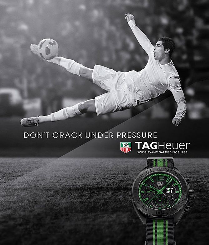 Men Round Tag Heuer Cr7 Wrist Watches, For Formal