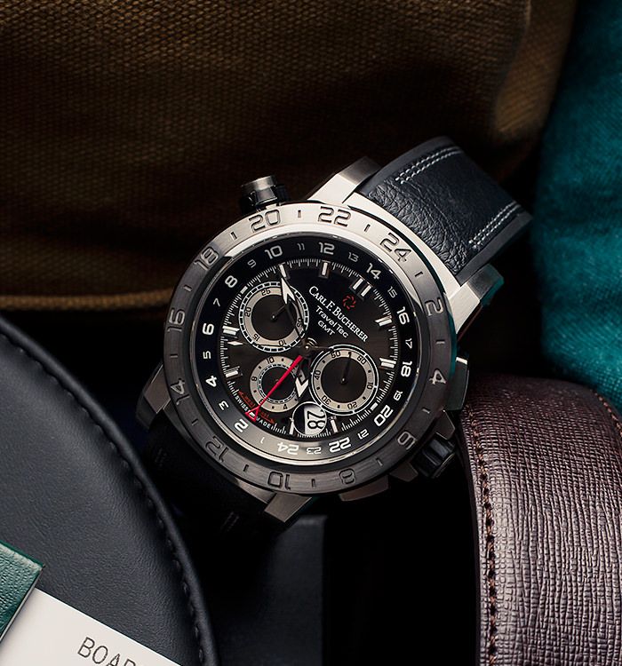 Carl f bucherer on sale traveltec