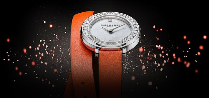The 2016 Baume & Mercier Petite Promesse: 44 Brilliant-Cut Top-Wesselton Diamonds on your wrist