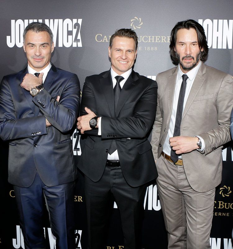 Carl F. Bucherer Shines at John Wick 2's Premiere - The Watch Guide