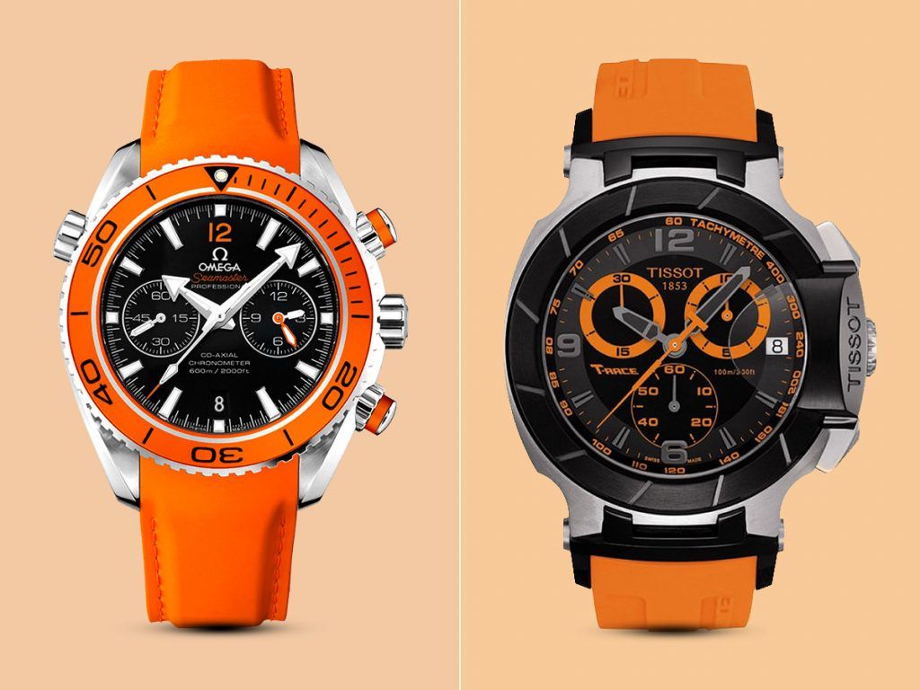The Watch Guide sets the color code: men's luxury watches color palette