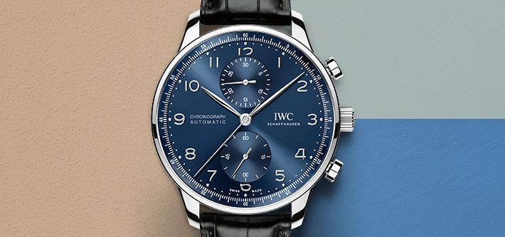 A Classic In Blue: The New IWC Portugieser Chronograph, Exclusively At Ethos