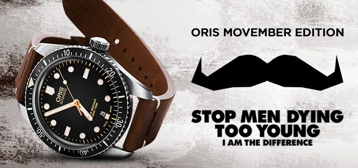 Oris Marks Movember, The Best Time To Grow Your Moustache
