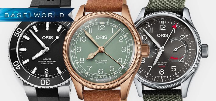 Latest Oris Novelties Consolidate The Brand's Strong Identity At Baselworld 2018