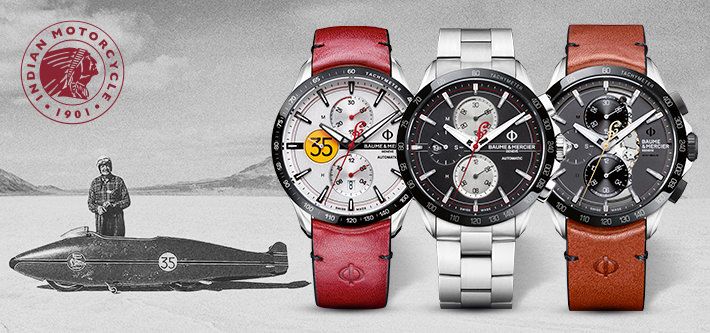Baume & Mercier And The Legendary Indian Motorcycle Ignite Passion In All Motor Watch Enthusiasts