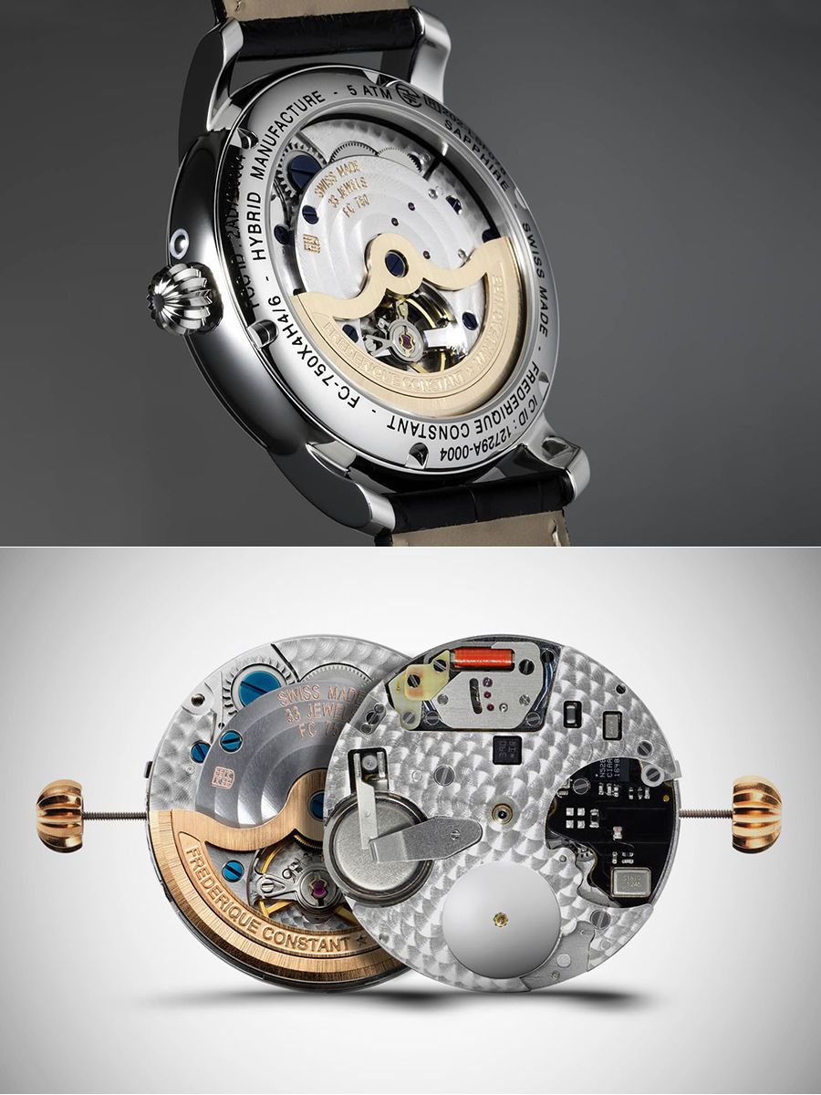 Hybrid store watch movement