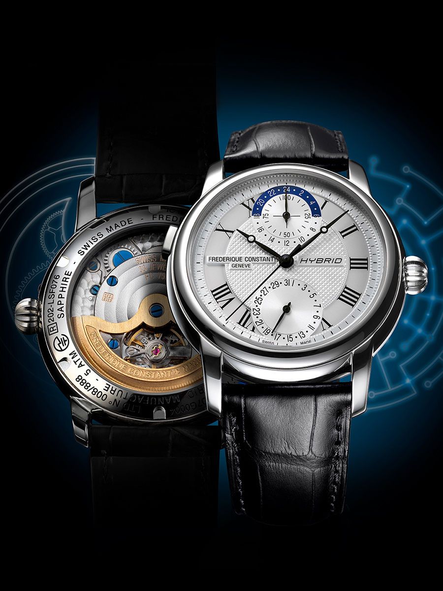 The World s First Mechanical Smartwatch Frederique Constant s Hybrid