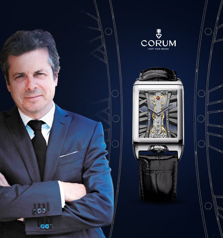 CEO J r me Biard in a t te t te on the new persona of Corum in 2018