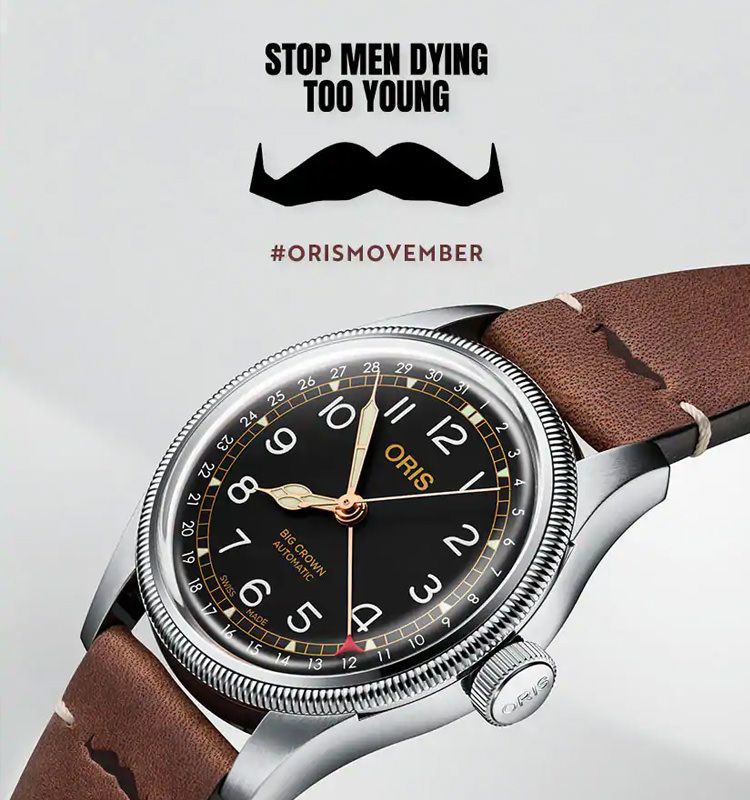 Oris movember online 2018