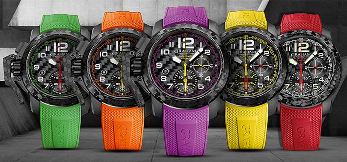 The Graham Chronofighter Superlight Carbon In Formula One Colours