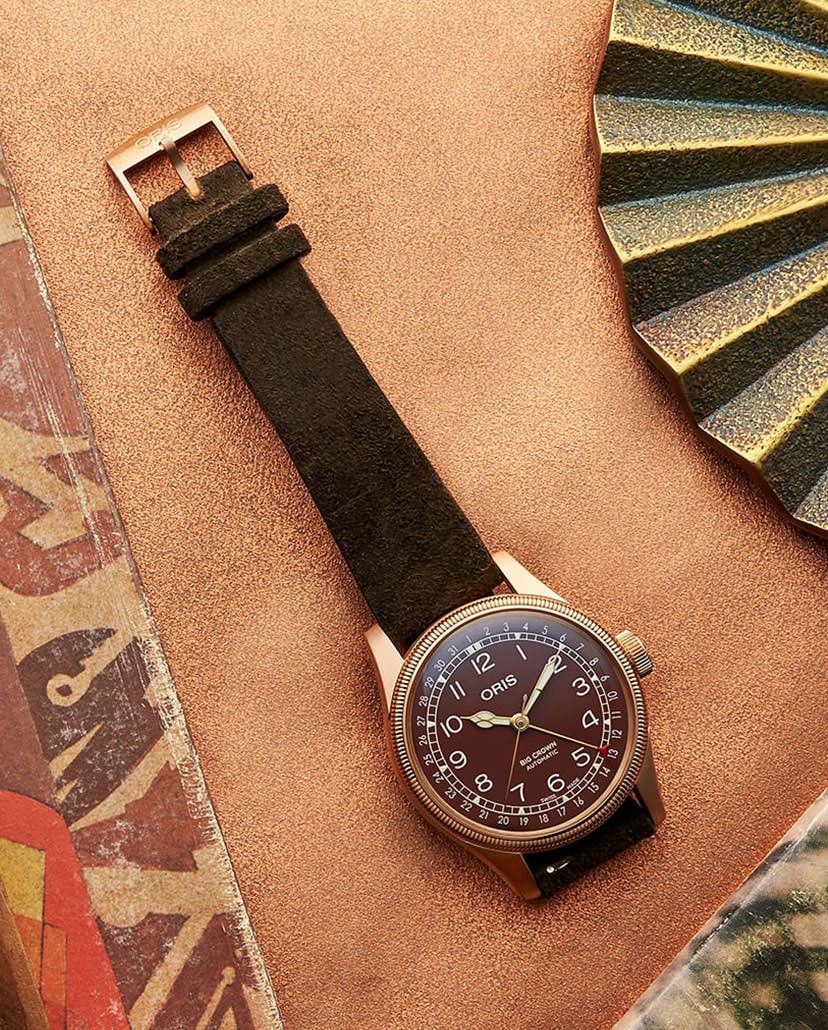 Oris pointer hotsell date bronze