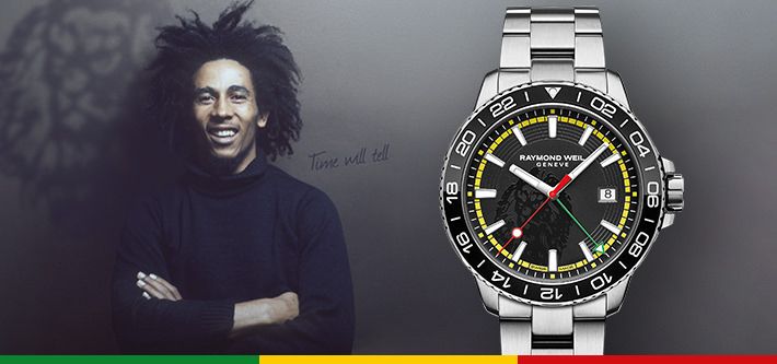Presenting Raymond Weil’s Tango GMT Bob Marley Limited Edition—An Ode To The Reggae Legend