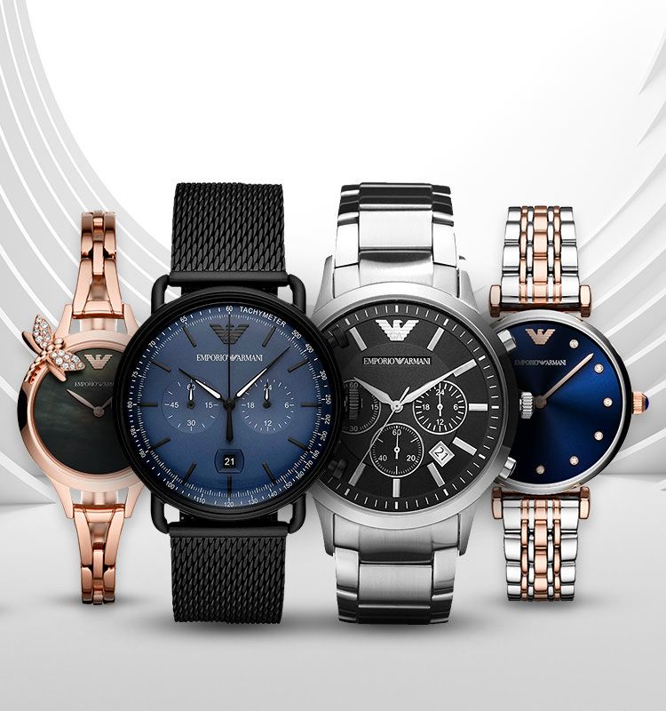 armani watches ethos