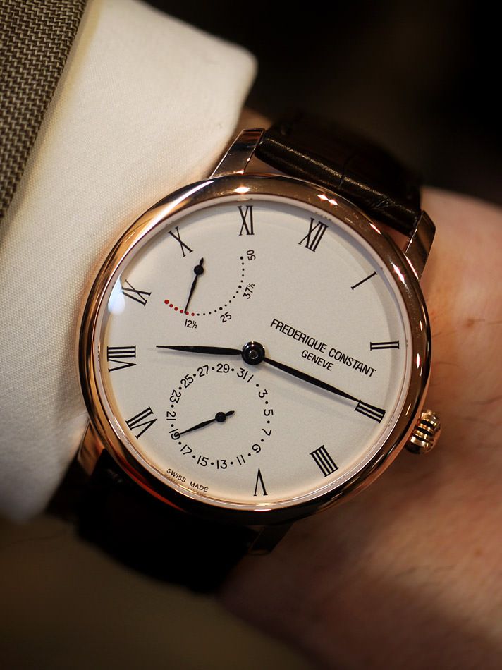 Frederique constant slimline sale power reserve