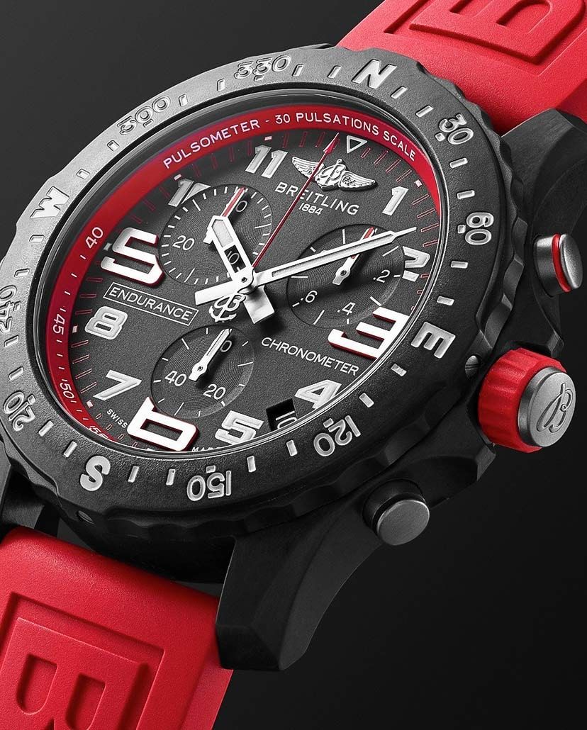 Red black clearance watch