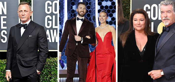 Gold Watches Rule At The 2020 Golden Globe Awards
