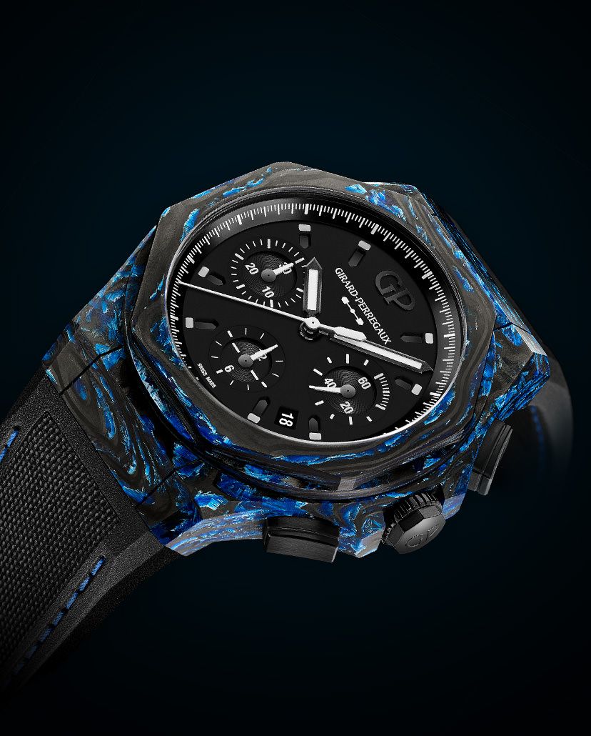 The Girard Perregaux Laureato Absolute Rock In Carbon Glass A Review