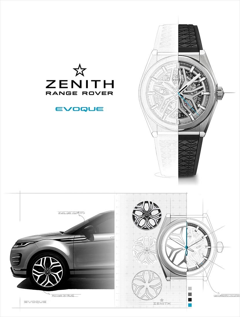 Zenith Defy Classic Skeleton Range Rover Edition - Monochrome Watches