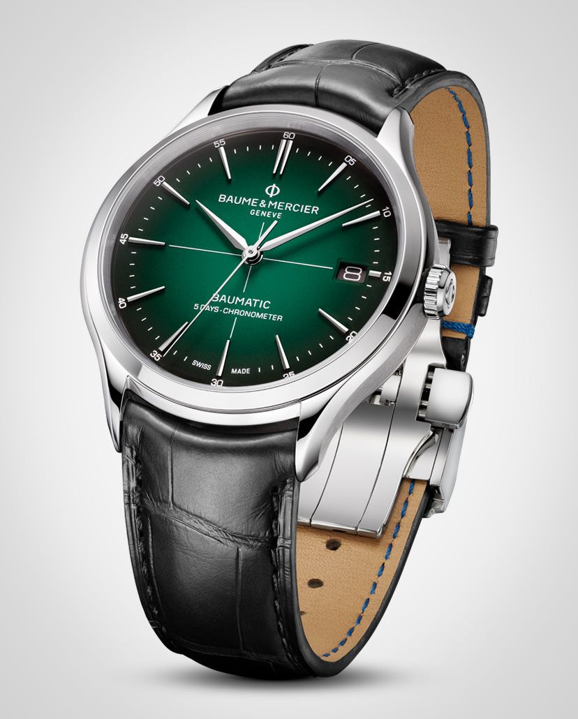 Green dial swiss watch new arrivals