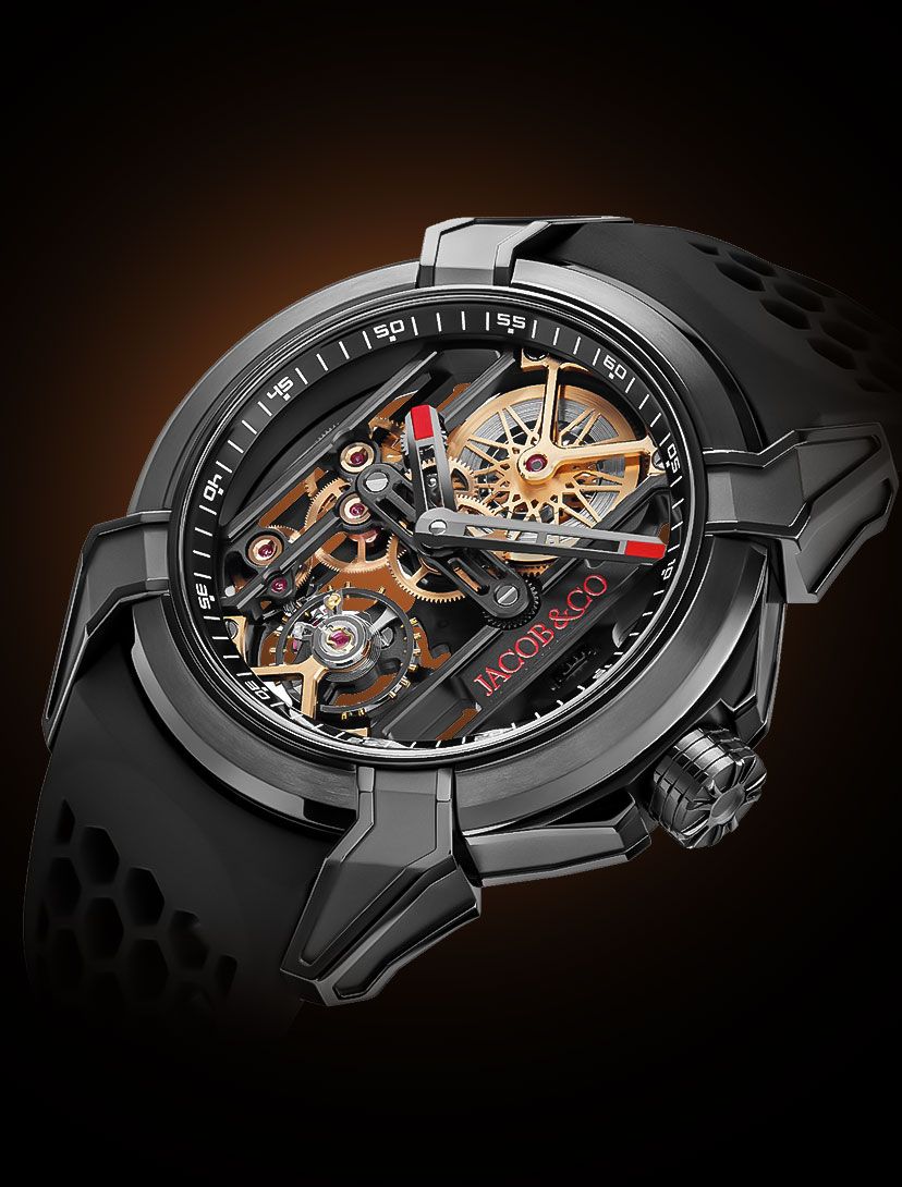 Titanium skeleton online watch