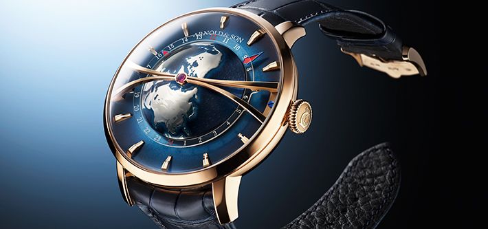 Gold Class: Presenting The New Arnold & Son Globetrotter In Gold