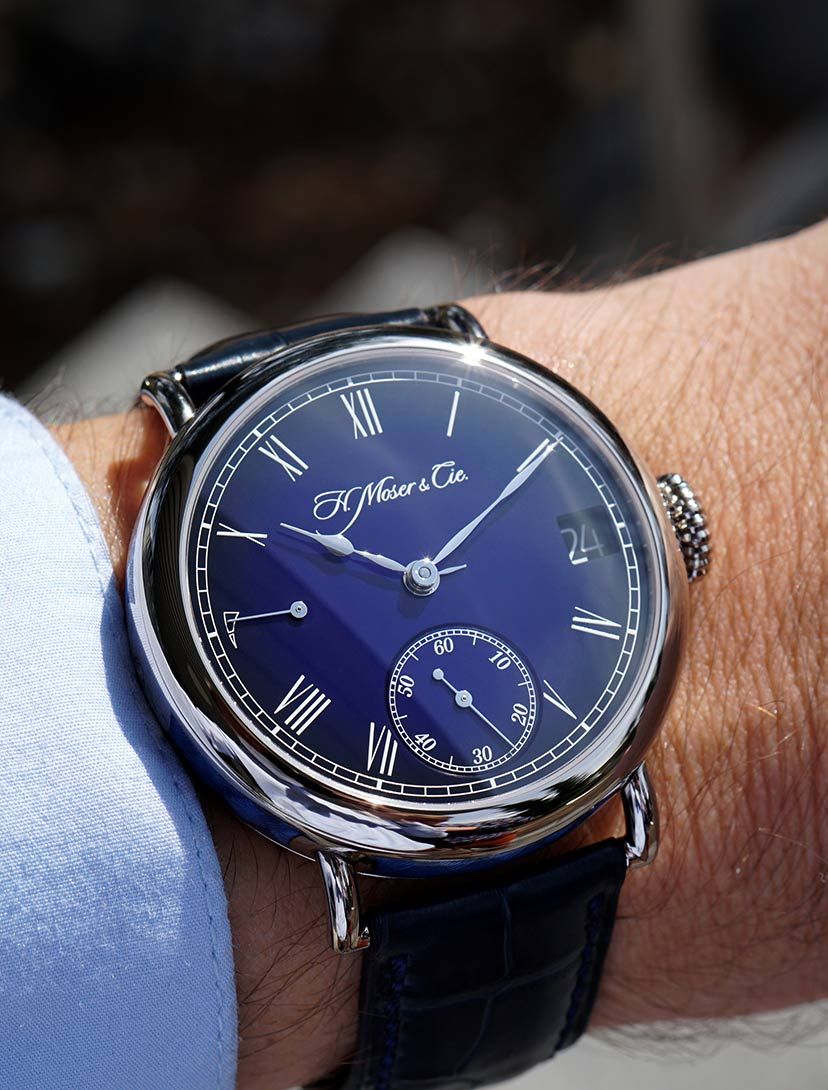 Introducing H. Moser Cie s Heritage Perpetual Calendar Enamel Dial