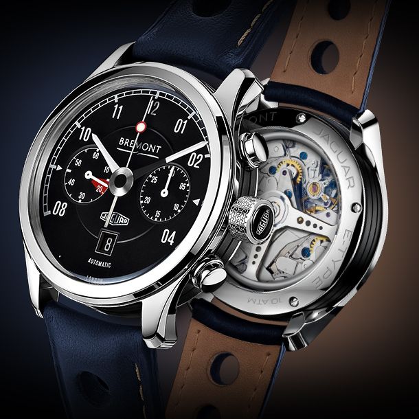 Louis Erard chronograph in stainless steel with caliber Valjoux
