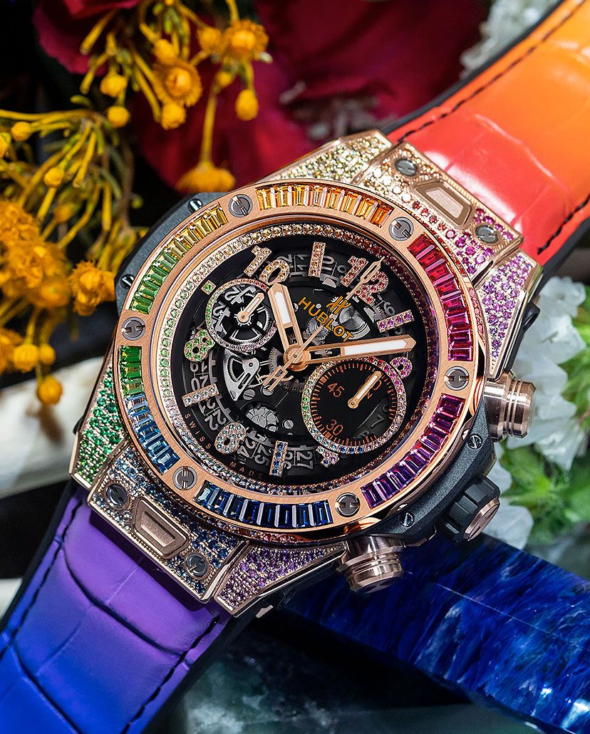 The Fun and Playful Rainbow Watches with Brilliant Colored Gemstones – IFL  Watches