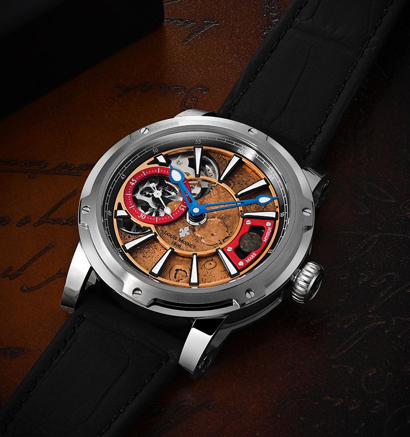 Louis Moinet reaching the moon for Only Watch