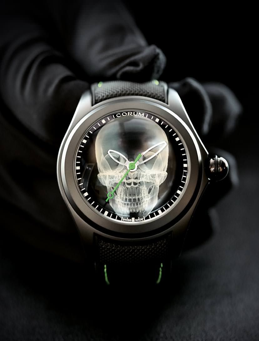 Corum s latest Bubble watches Bubble X Aiiroh and Skull X Ray