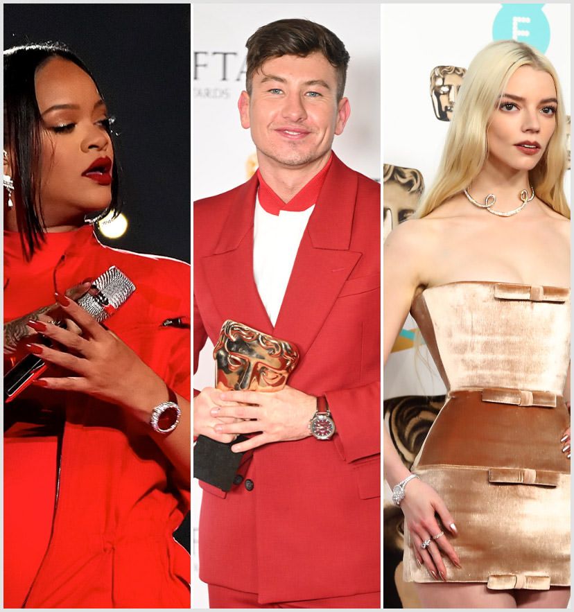 Celebrity Watch—Feb 2023: Actors Wearing Omega, IWC, Breitling, Etc