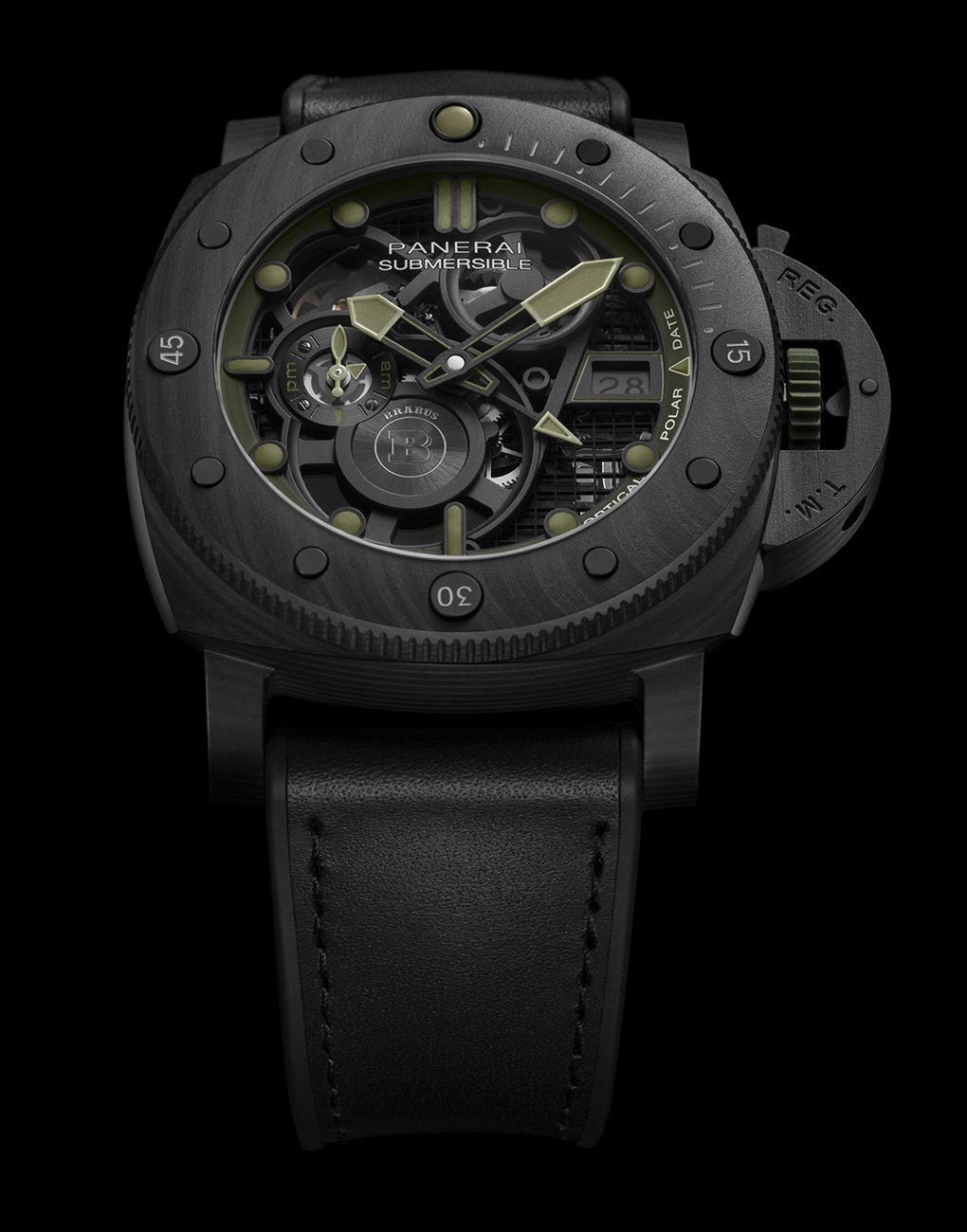 Introducing the new Panerai Submersible S Brabus Verde Militare