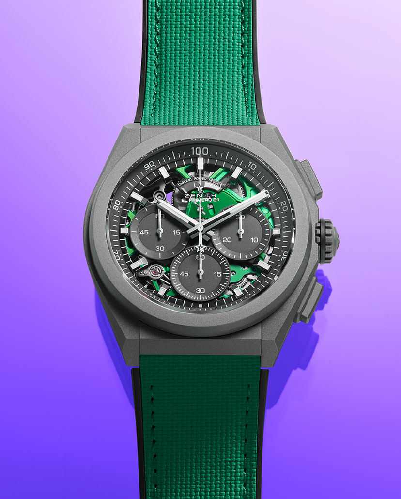 Presenting 8 new colours in the Zenith Defy 21 'Ultra Colour' Box Set