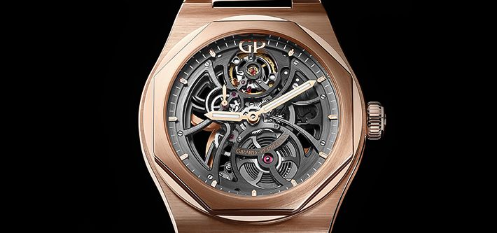The Bare Affair: A Look Inside The Girard-Perregaux Laureato Skeleton Steel And Pink Gold