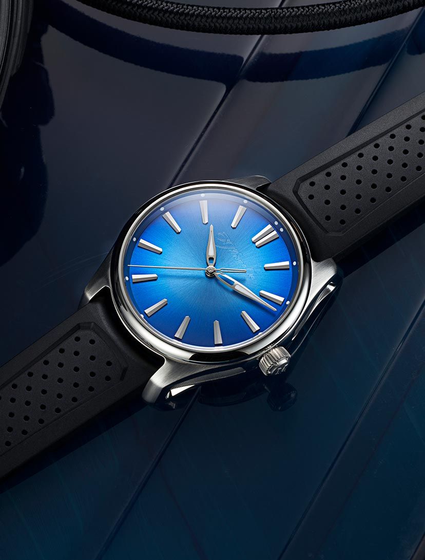 Introducing The New H. Moser & Cie. Pioneer Arctic Blue—Now At 40mm