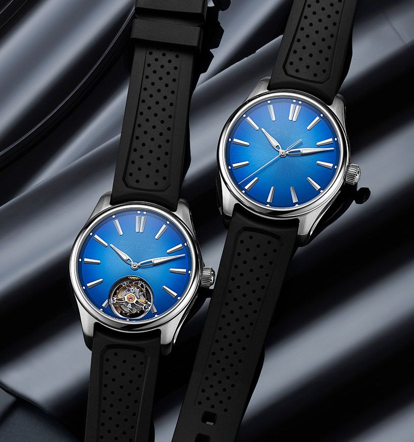 Introducing The New H. Moser Cie. Pioneer Arctic Blue Now At 40mm