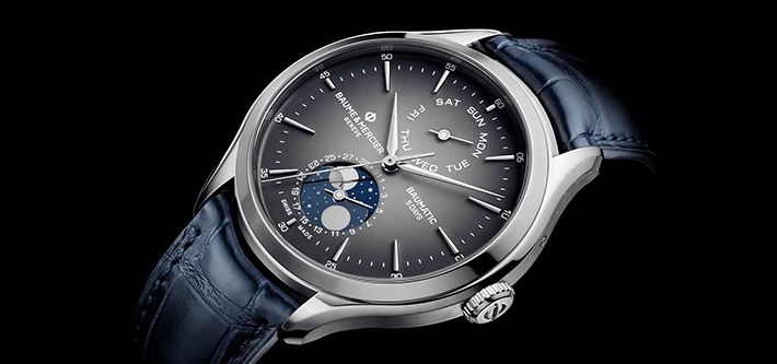 The Smooth Baumatic Experience: Baume & Mercier Clifton Day-Date Moon Phase