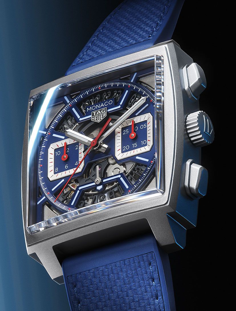 TAG Heuer Introduce Three Skeletonised Monaco Chronograph Watches