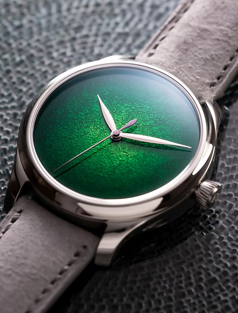 Presenting H. Moser's Endeavour Centre Seconds Concept Lime Green
