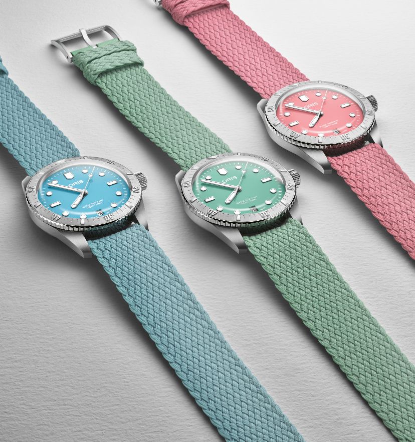 Presenting The New Oris Diver s Sixty Five Cotton Candy Edition In