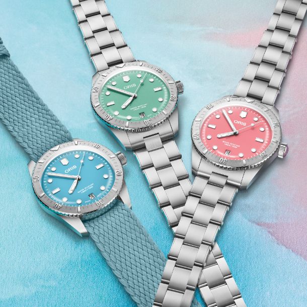 Presenting The New Oris Diver s Sixty Five Cotton Candy Edition In