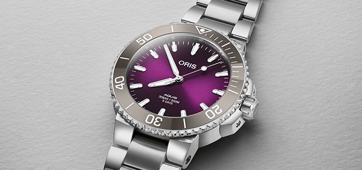 The New Hue Of Joy: Oris Release The Hölstein Edition Aquis Watch, With A Deep Purple Dial