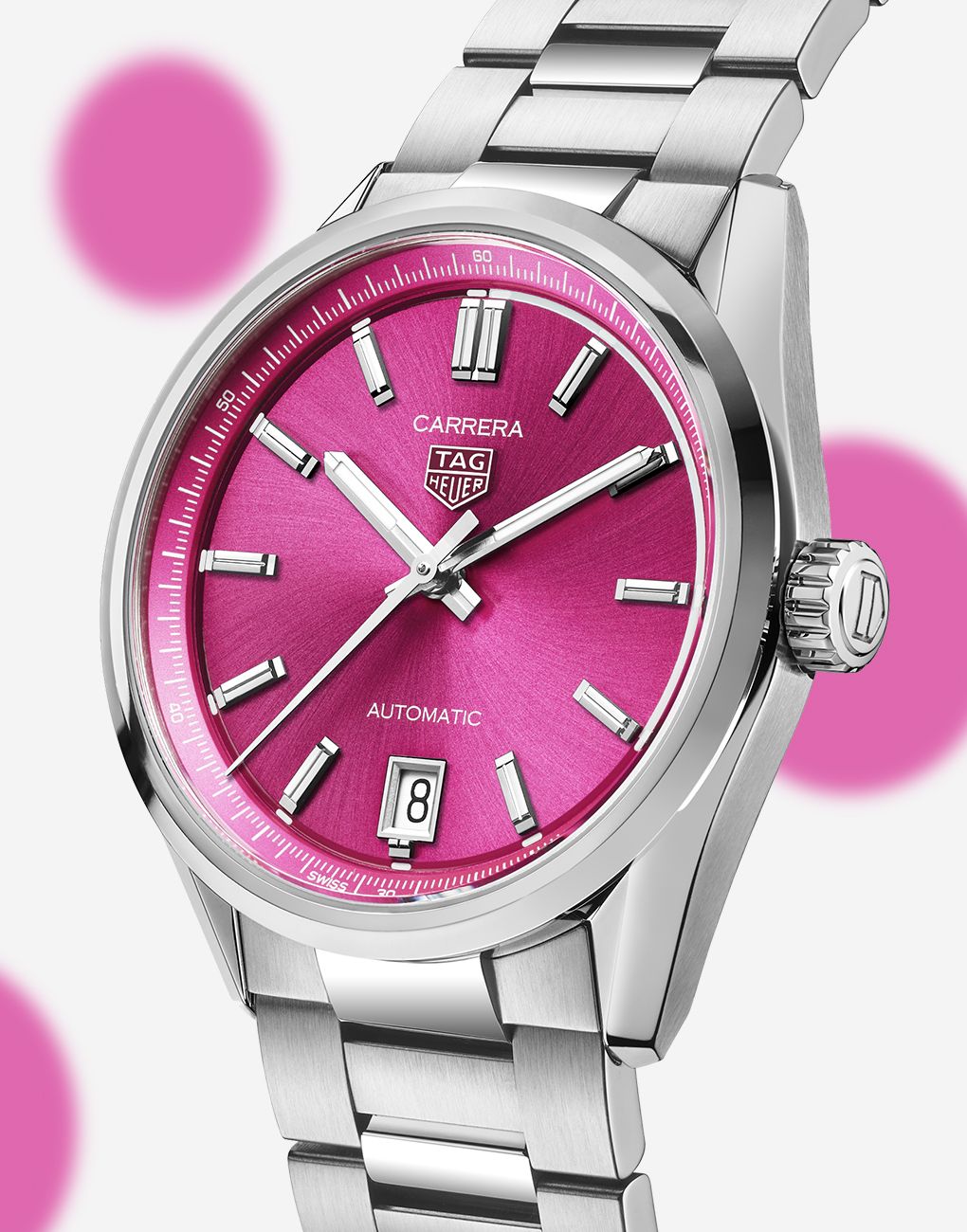 Celebrity Watch Pink Dials On Barbie Stars Ryan Gosling And Will