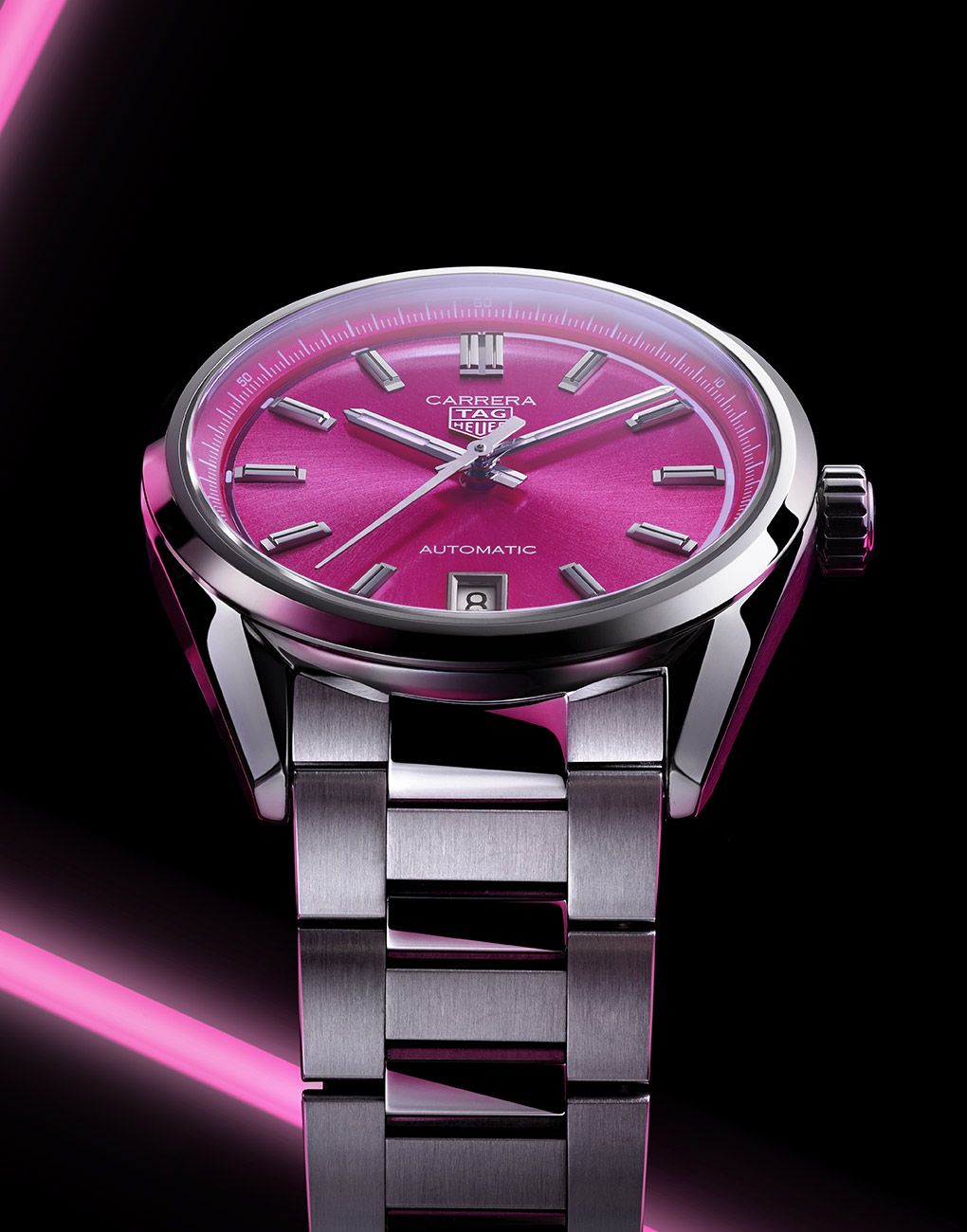 Celebrity Watch Pink Dials On Barbie Stars Ryan Gosling And Will