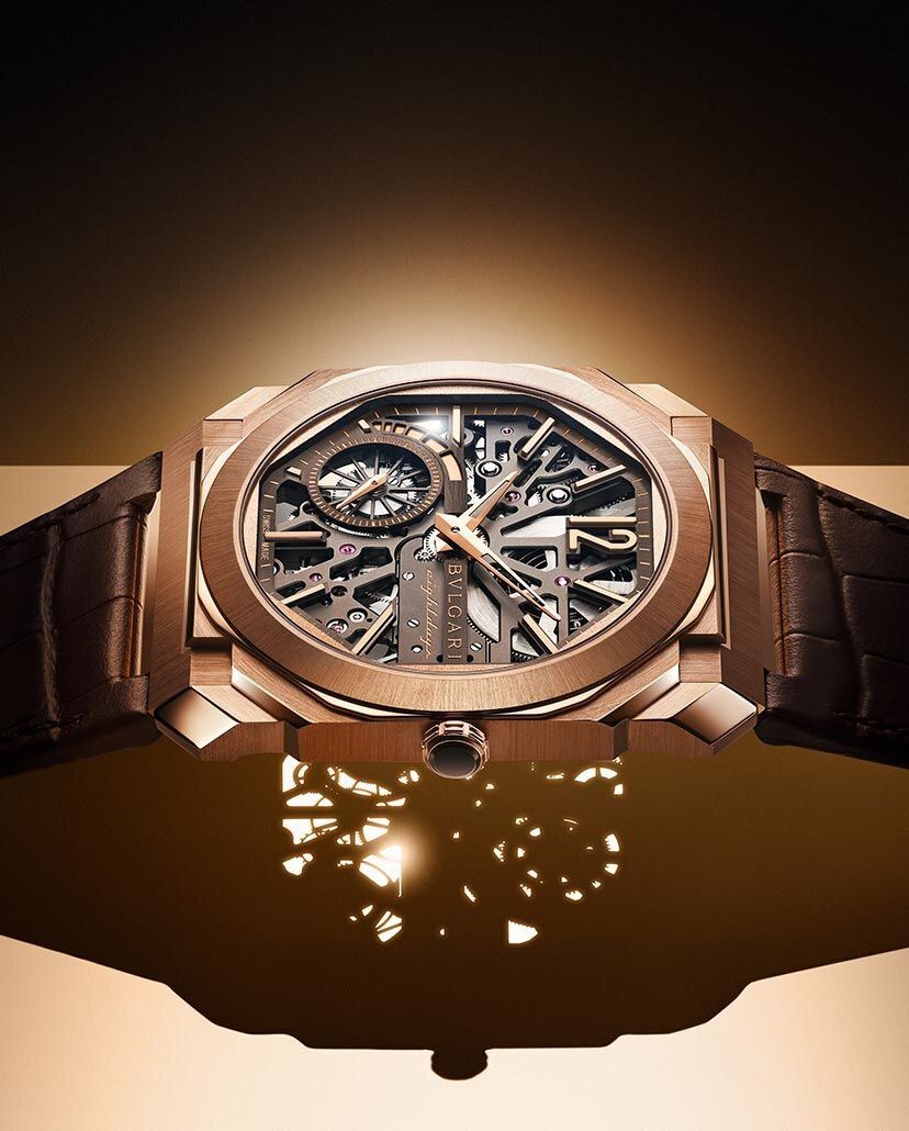 BVLGARI Bulgari Octo Finissimo Skeleton Eight Days Skeleton Watches gold watches