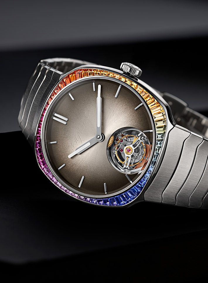 Presenting H. Moser & Cie.’s Dazzling Streamliner Tourbillon Rainbow