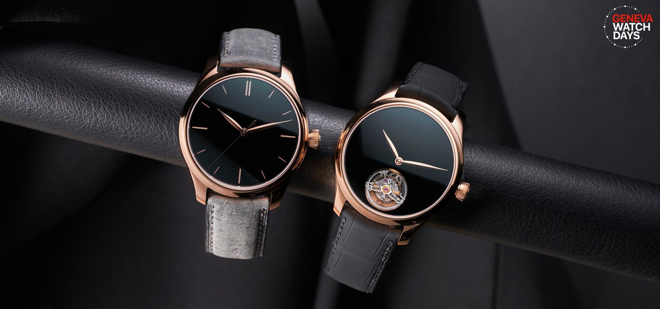 The Dark Knight Rises: H. Moser & Cie. Release Two New Endeavour Watches In Vantablack With Red Gold